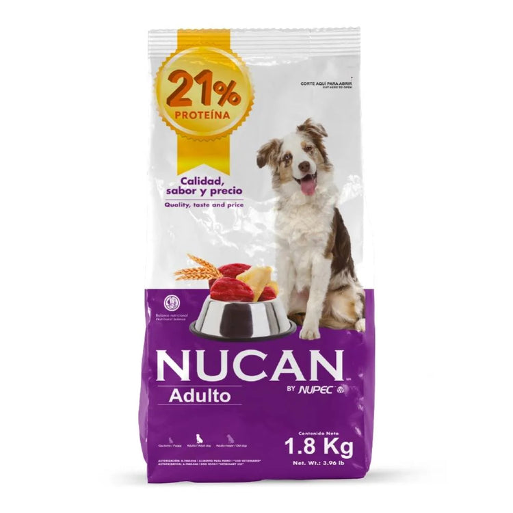 NUCAN ADULTO RAZA MEDIANA GRANDE 1.8KG