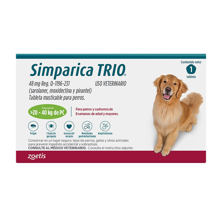 SIMPARICA TRIO (1 TABLETA)