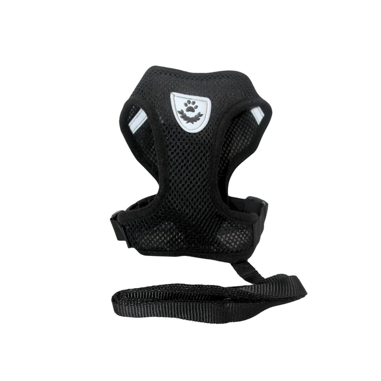 PECHERA CON CORREA PARA PERRO NEGRA