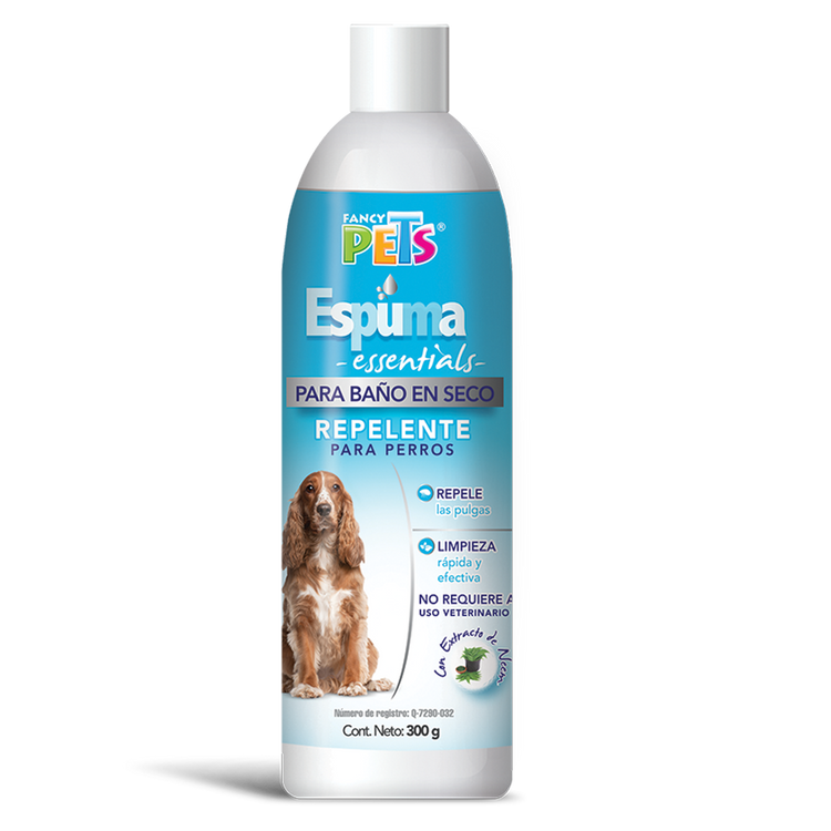 ESPUMA REPELENTE P/ BAÑO EN SECO 300 GRS