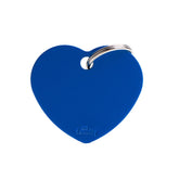 PLACA CORAZON AZUL GRANDE