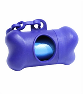 Portabolsas con forma de hueso para popó de perro (Bolsas para desechos de mascota)