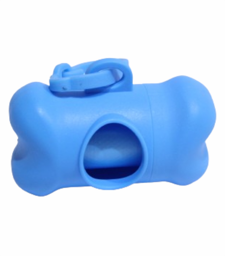 Portabolsas con forma de hueso para popó de perro (Bolsas para desechos de mascota)