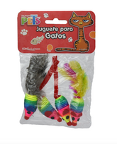 RATONES PARA GATO 4 PZAS