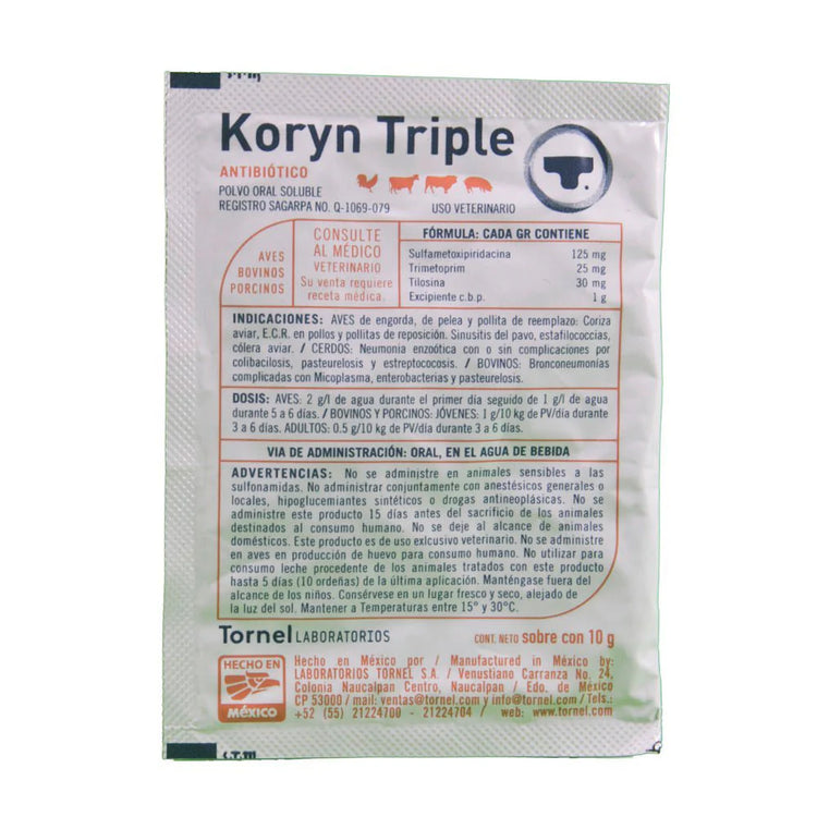 KORYN TRIPLE POLVO ORAL 10 GRS