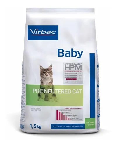 BABY PRENEUTERED CAT 1.5KG