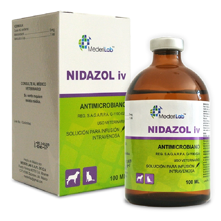 NIDAZOL INYECTABLE 100 ML