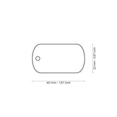 Placa para mascota - Bandera México