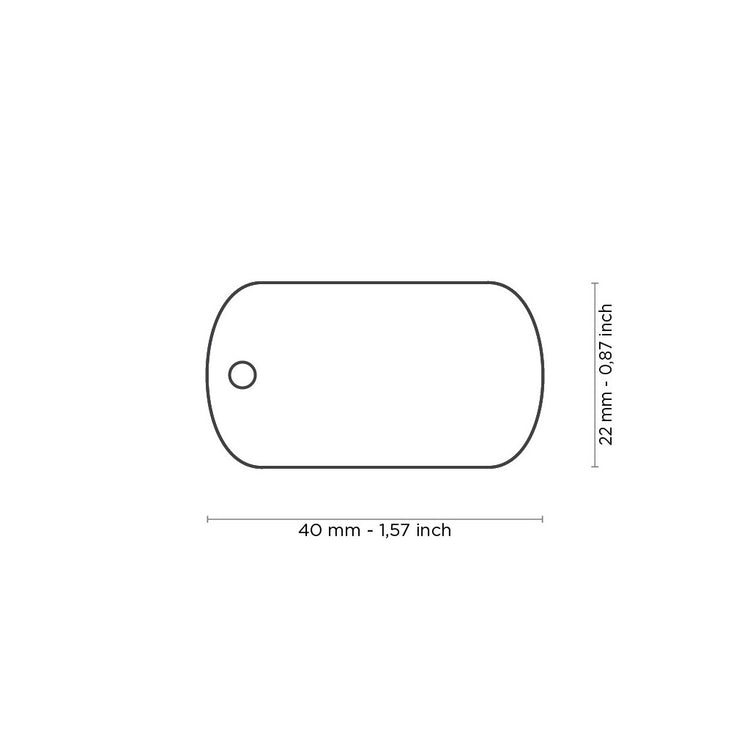 Placa para mascota - Bandera México