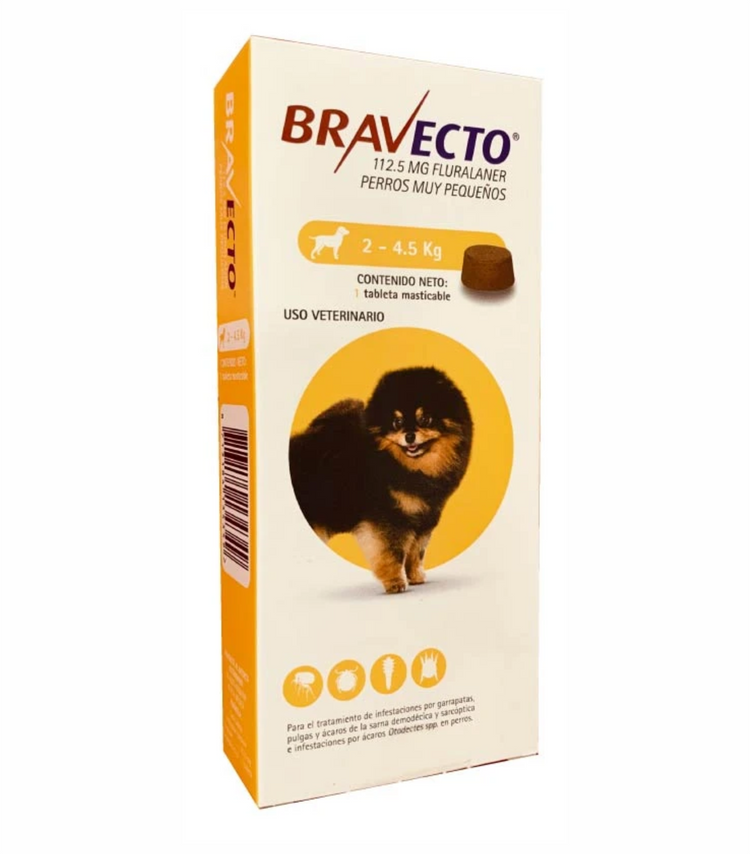 BRAVECTO 2-4.5 KG P/ 3 MESES