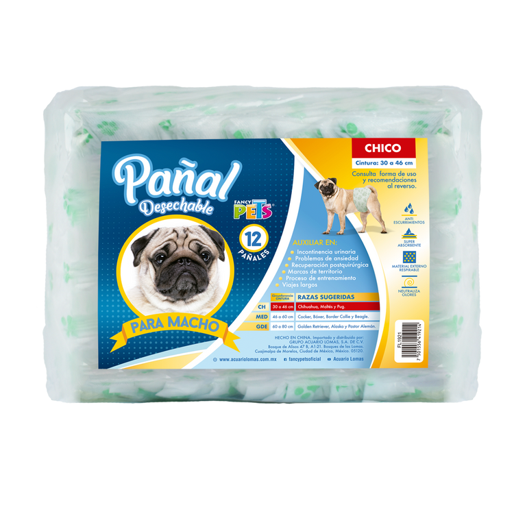 PAÑAL ESPECIAL P/ MACHO