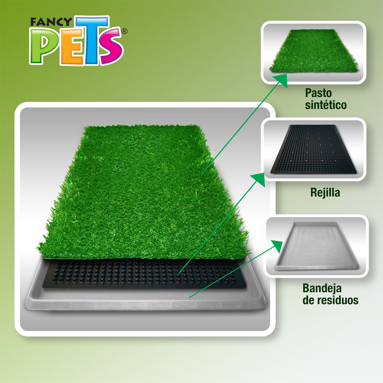 DOGGIE GRASS CH 68x43 CM