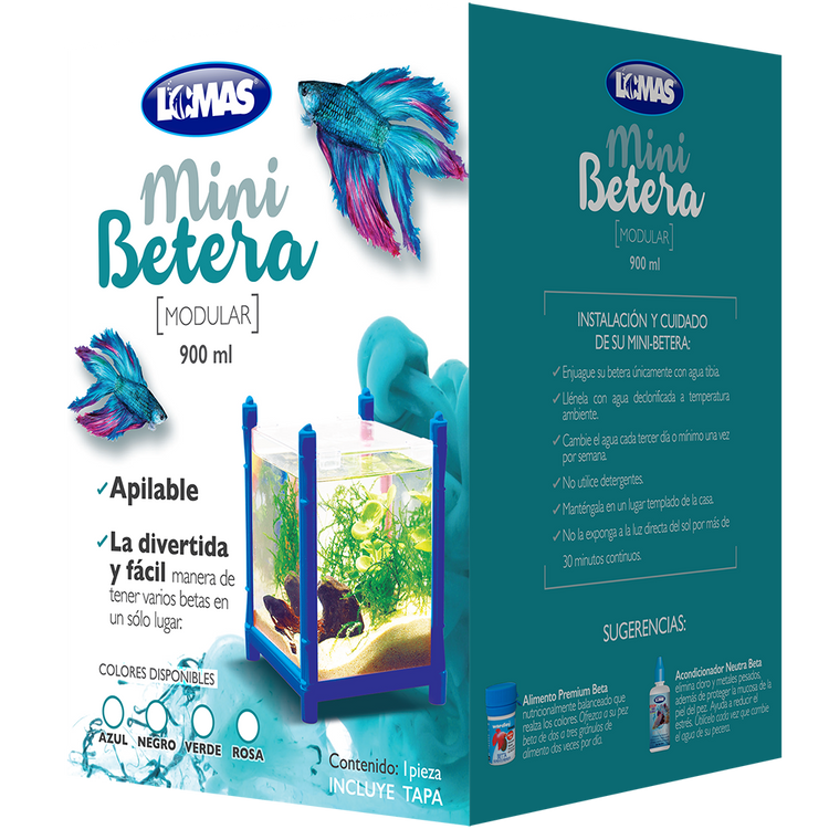 BETERA CUADRADA APILABLE 900ML