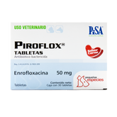 PIROFLOX TABLETAS 50 MG c/30 tabletas
