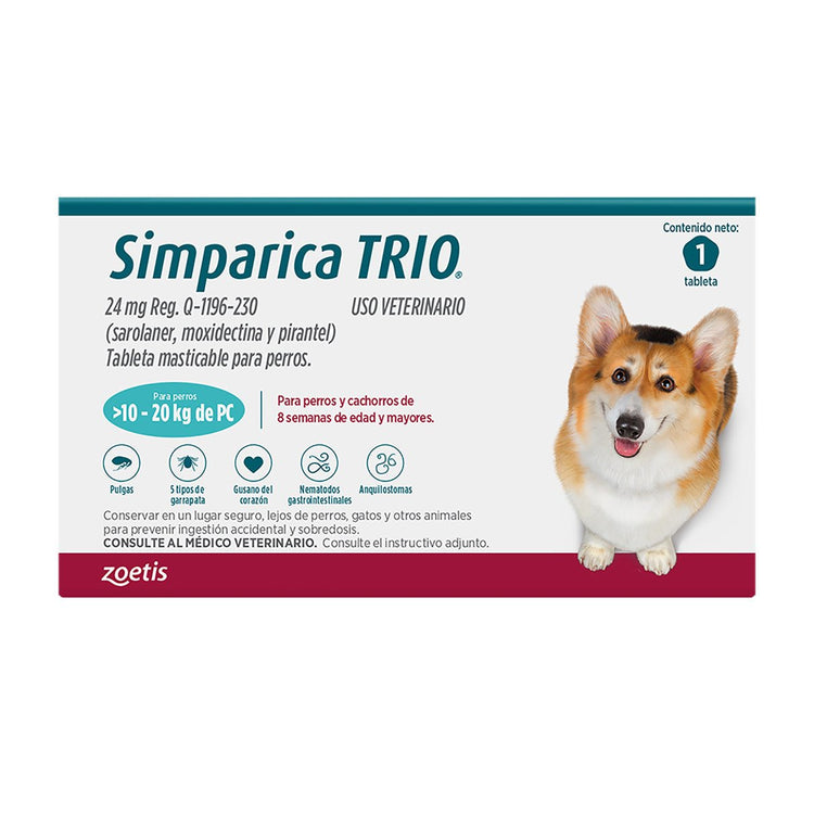 SIMPARICA TRIO (1 TABLETA)