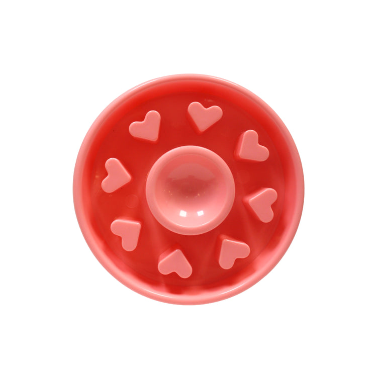 COMEDERO LENTO PARA PERRO ROSA