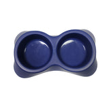 PLATO DOBLE AZUL  (diferentes tamaños)