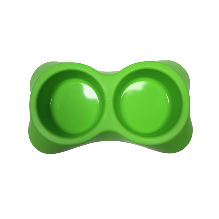 PLATO DOBLE VERDE  (diferentes tamaños)