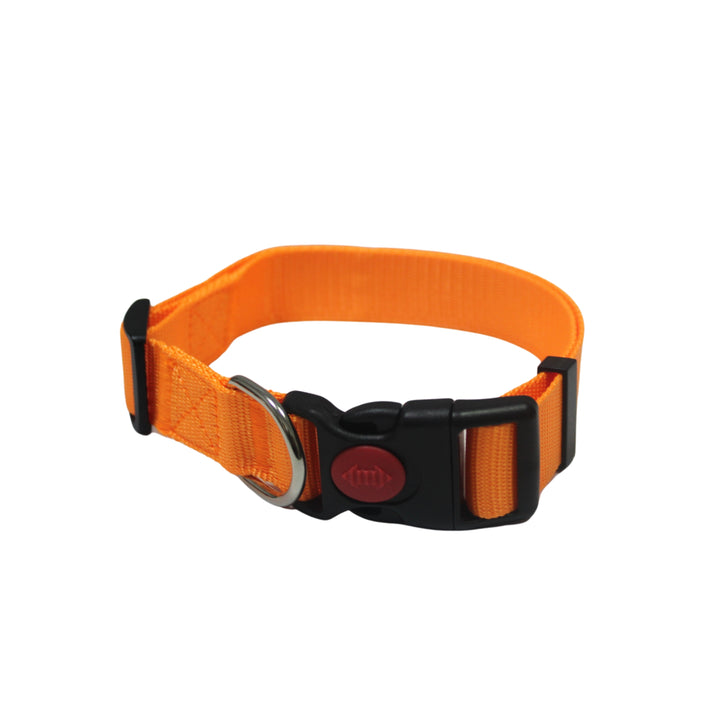 COLLAR NARANJA PARA PERROS GRANDES (diferentes tamaños)