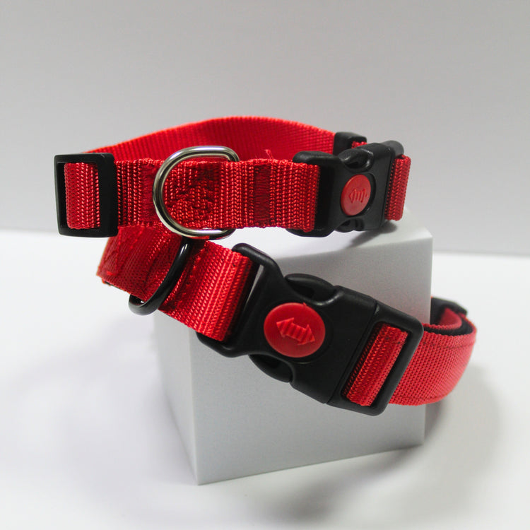 COLLAR ROJO PARA PERROS (diferentes tamaños)