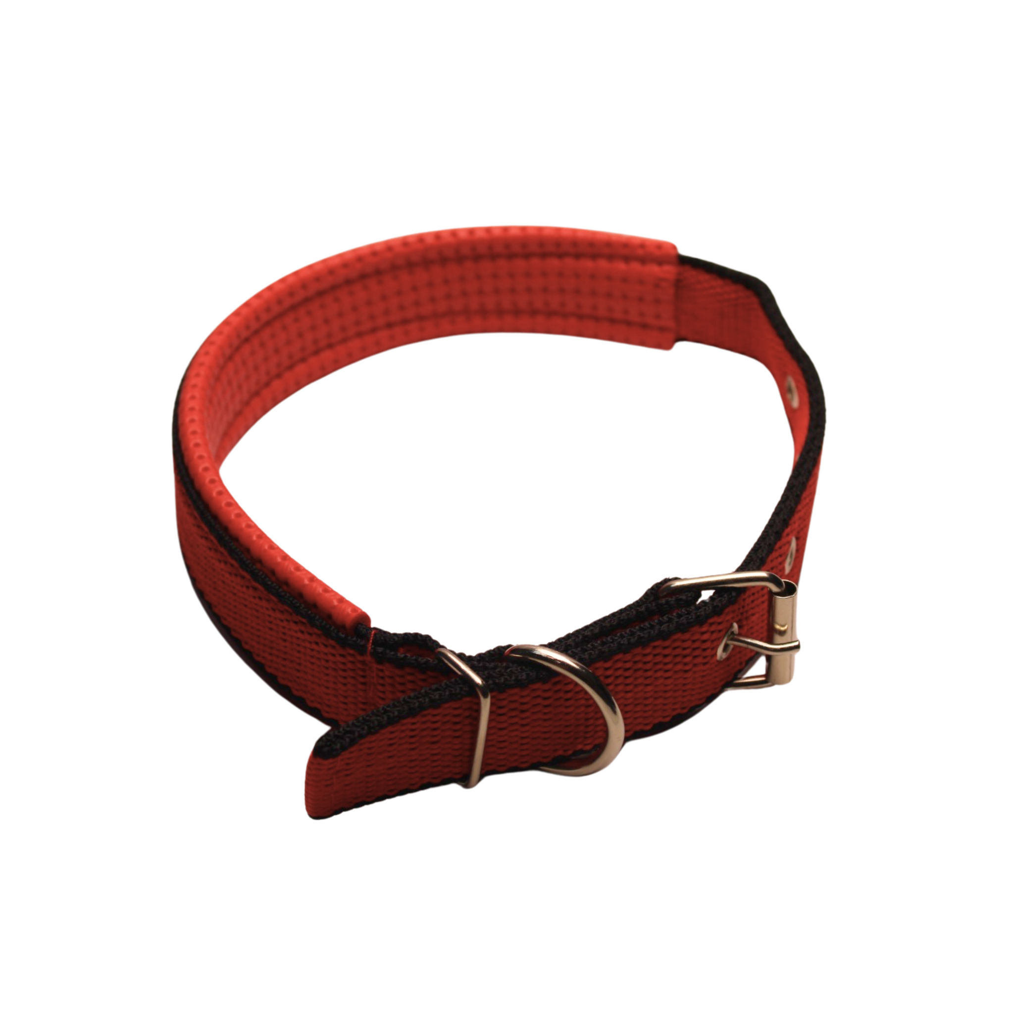 Collar para Perro Rojo con Negro (diferentes tamaños)