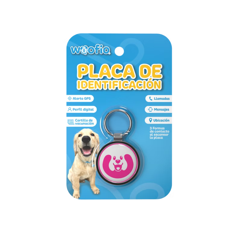 PLACA INTELIGENTE/IDENTIFICACIÓN WOOFIO PARA MASCOTA