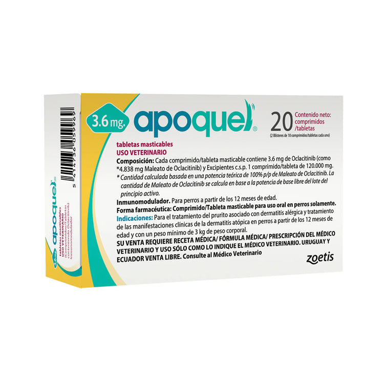 APOQUEL 3.6 MG C/20 TAB