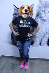 Camiseta / Playera Rock - The Beagles (The Beatles) - By Pet Paw Collection