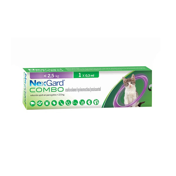 NEXGARD COMBO GATO S 0.8-2.5KG C/1