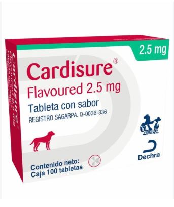 CARDISURE 2.5 mg/100 Tabs