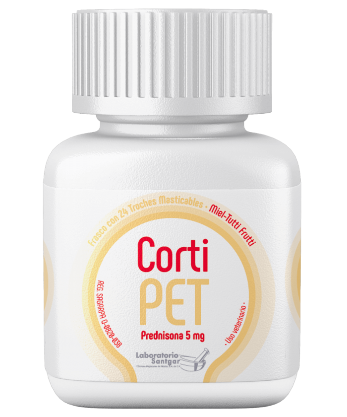 CORTIPET 5MG TUTTI FRUTI-MIEL