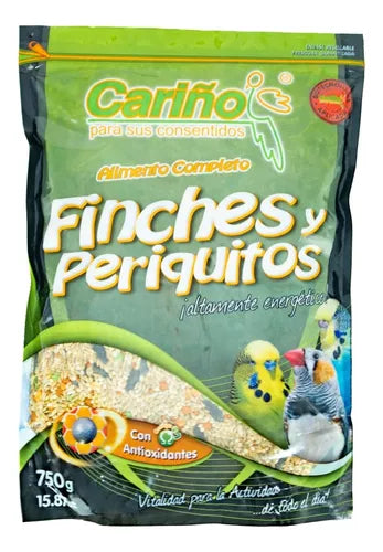 FINCHES Y PERIQUITOS 750 GRS