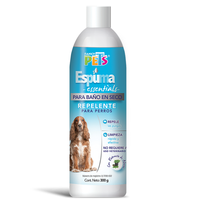 ESPUMA REPELENTE P/ BAÑO EN SECO 300 GRS