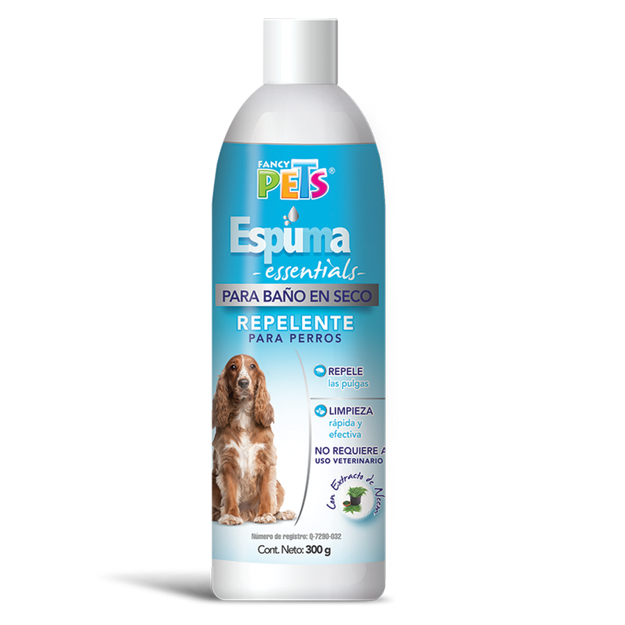 ESPUMA REPELENTE P/ BAÑO EN SECO 300 GRS