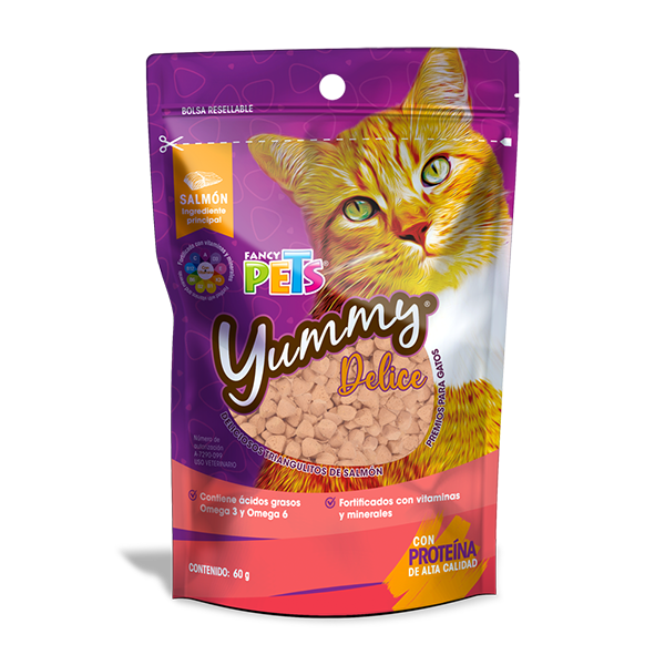YUMMY DELICE PREMIOS P/GATOS 60 GR