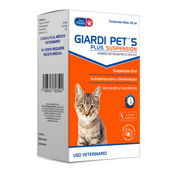 GIARDI PETS PLUS SUSPENSIÓN GATO 60 ML