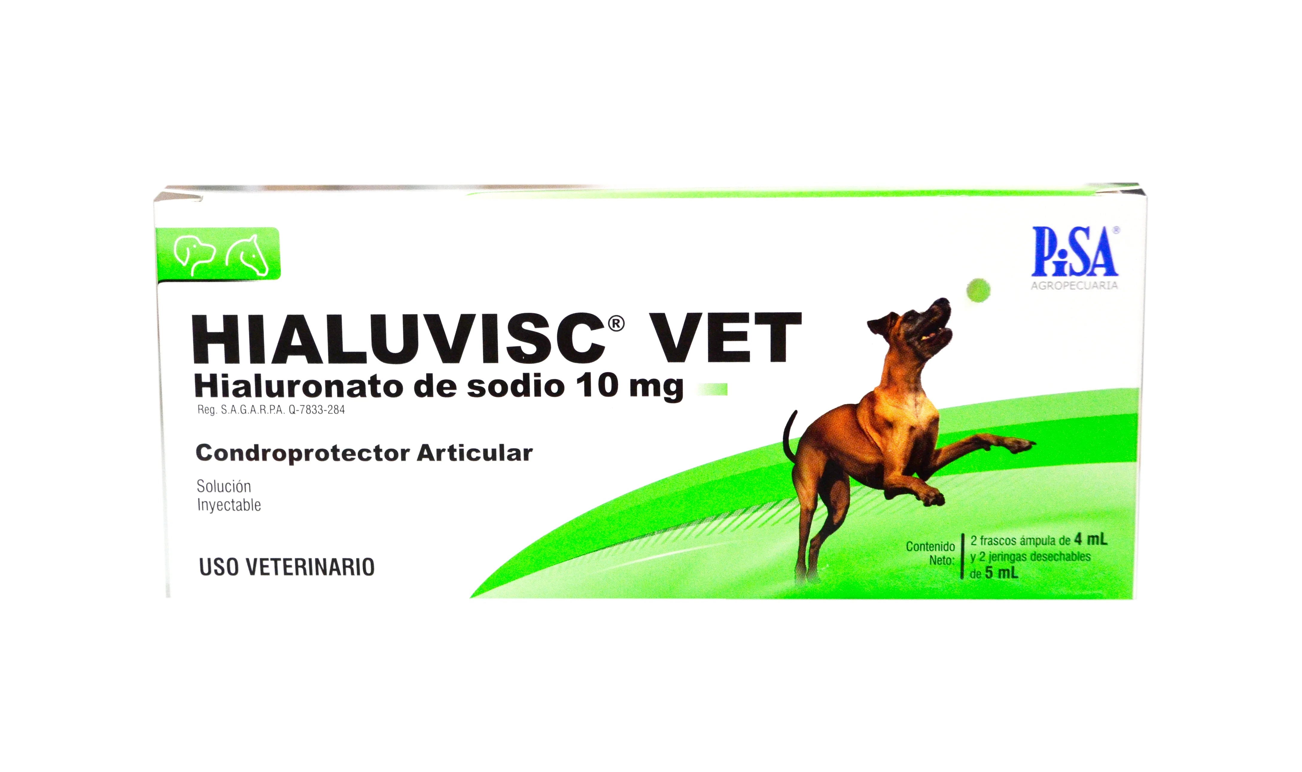 HIALUVISC VET 10 MG 2 FRASCOS DE 2 ML