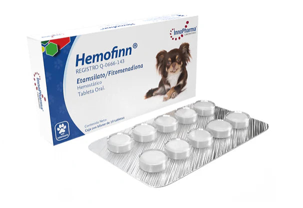 Hemofinn Caja con 10 Tabs.