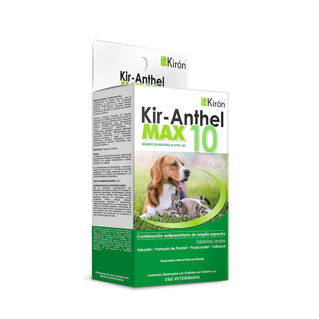 KIRANTHEL MAX 10MG C/ TABS