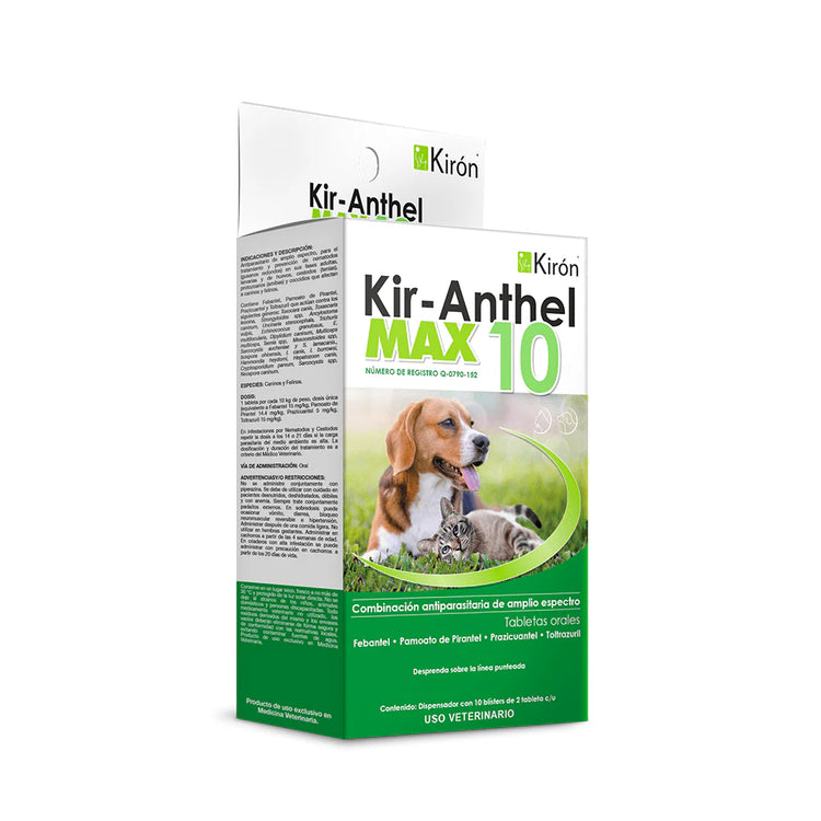 KIRANTHEL MAX 10MG C/ TABS