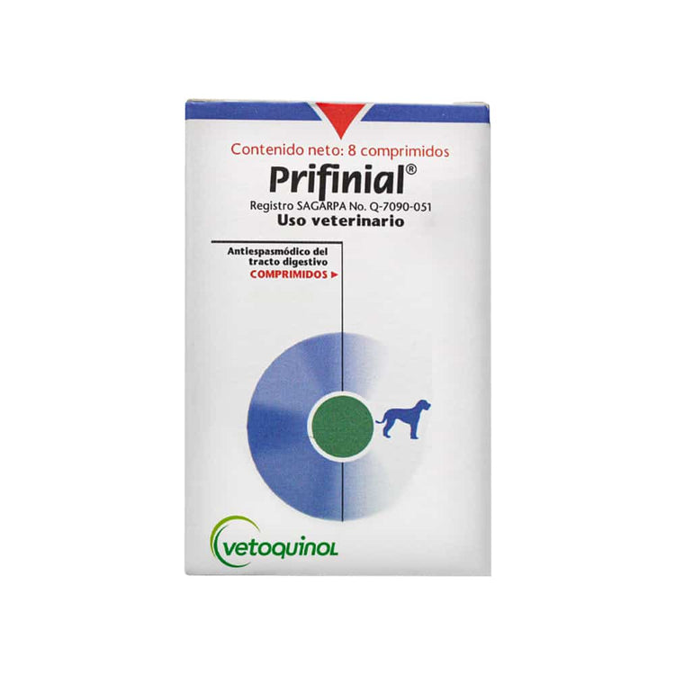 PRIFINIAL P/ PERROS 70 MG C/8 COMPRIMIDOS