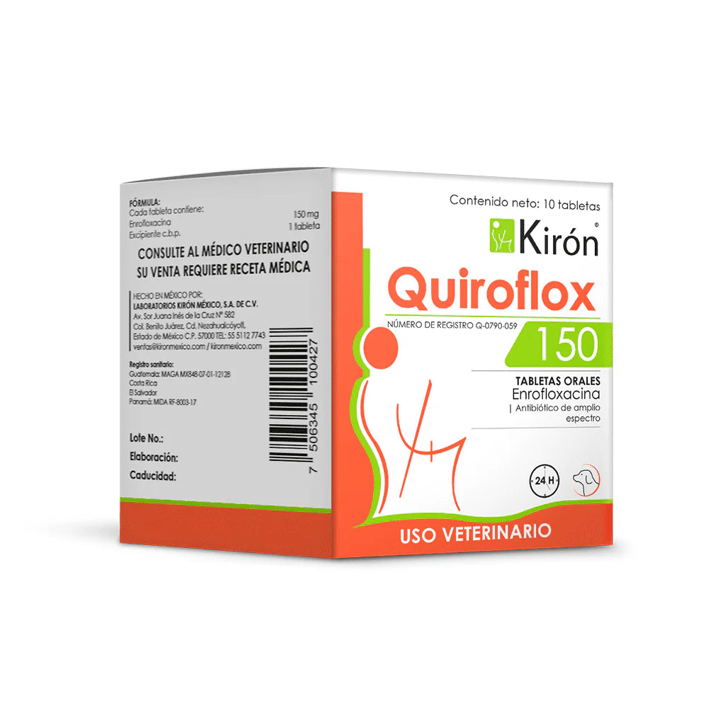 QUIROFLOX 150 MG C/10 TABS