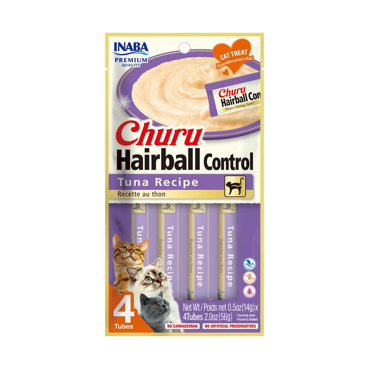 CHURU HAIRBALL CONTROL BOLA DE PELOS / RECETA ATÚN