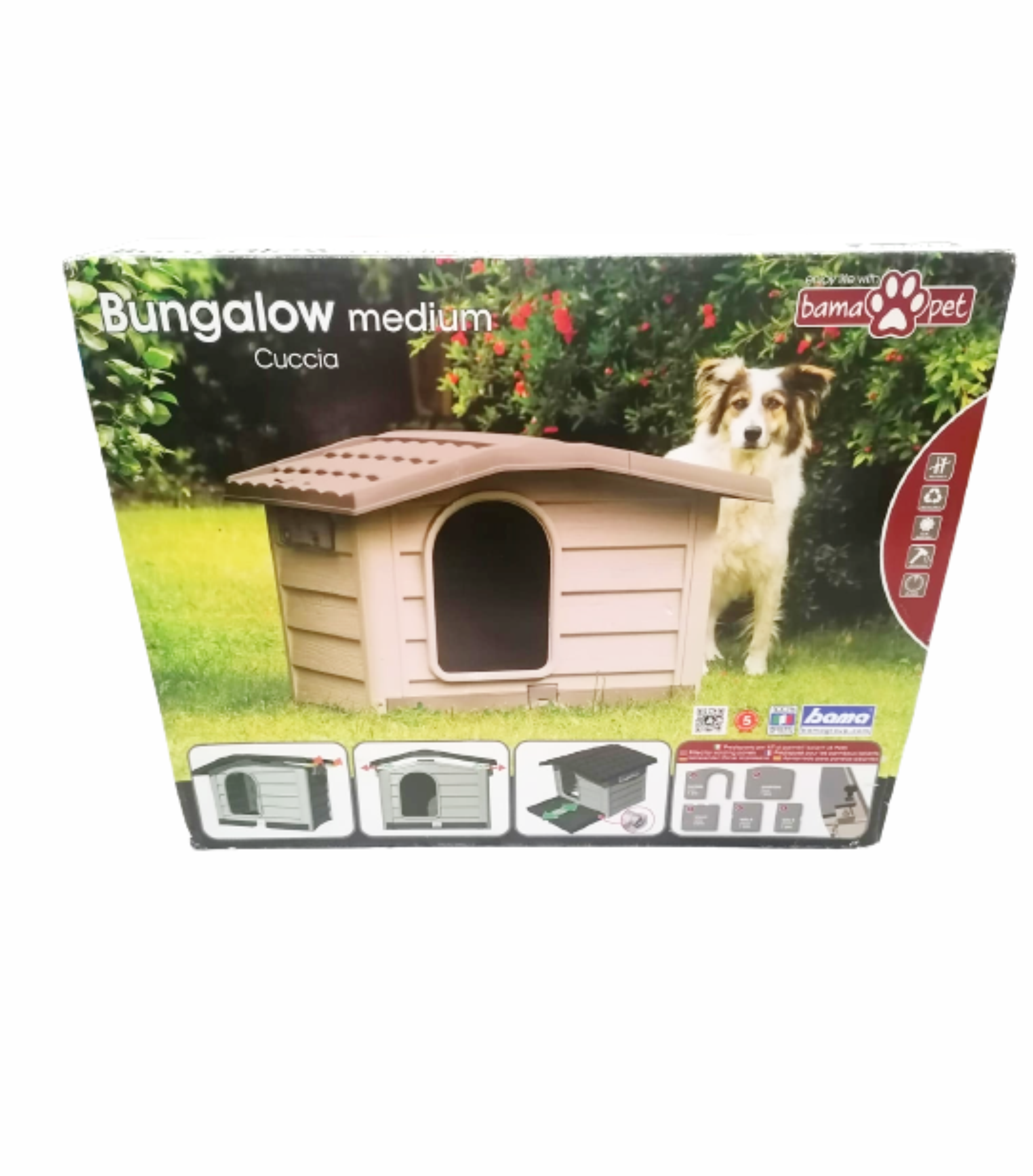 Casa Cuccia Bungalow Verde para perro