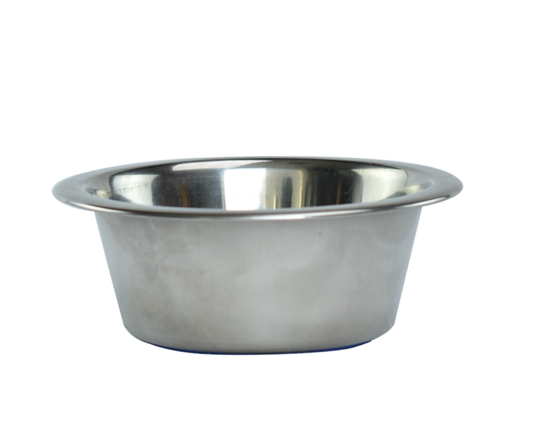 PLATO DE ACERO CON BASE ANTIDERRAPANTE 32 OZ (907 GRS)