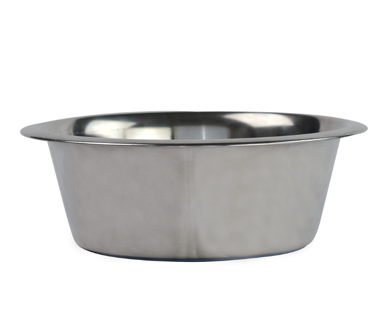 PLATO DE ACERO C/BASE ANTIDERRAPANTE 64 OZ (1.8 KG)