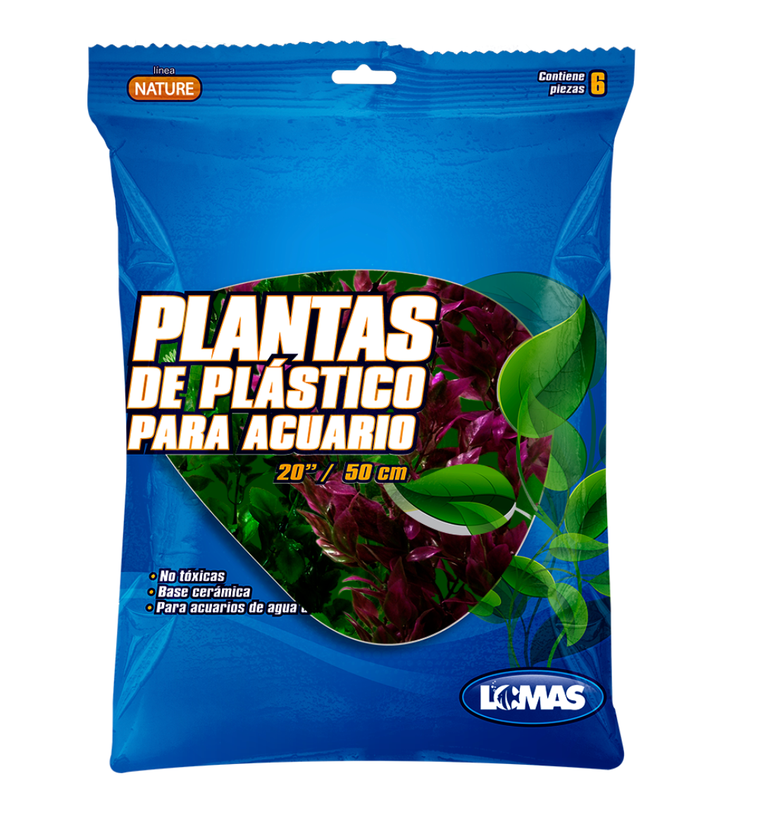 PLANTAS PARA ACUARIO 50 CM