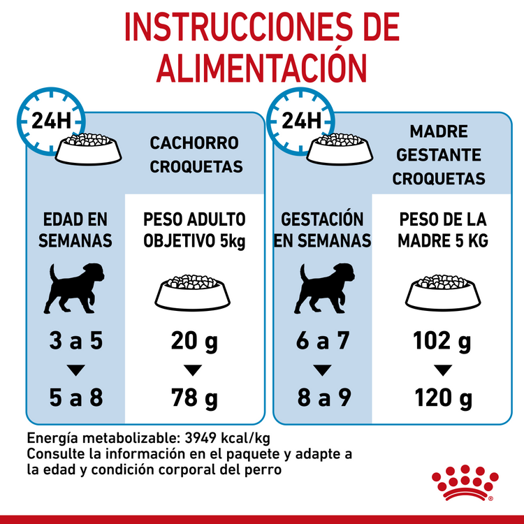 Starter Mother and Baby Dog Small 1.4 Kg. Profesional