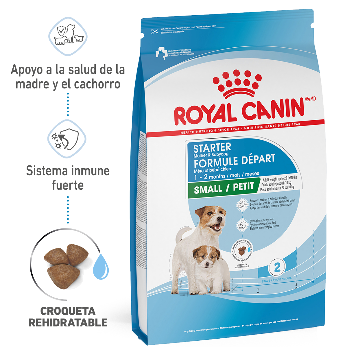 Starter Mother and Baby Dog Small 6.36 Kg. Profesional