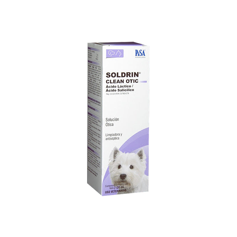 SOLDRIN CLEAN OTIC 1.5% FCO C/120 ML